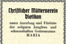 Deckblatt M&uuml;tterverein B&uuml;chlein 1914 (Foto: Annarita M&uuml;ller)