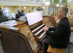 IMG_3869.JPG Komponist und Organist Bernhard H&ouml;rler (Foto: Annarita M&uuml;ller)